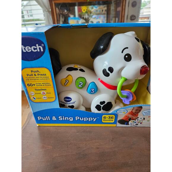 VTECH PULL & SING PUPPY 6-36 MONTH INTERACTIVE - Picture 1 of 2